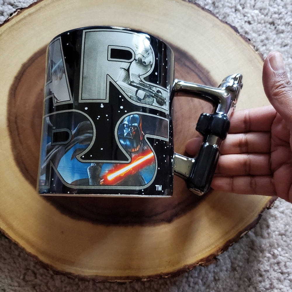Star wars mug. Lightsaber handel